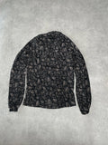 shirt with forest shadow print