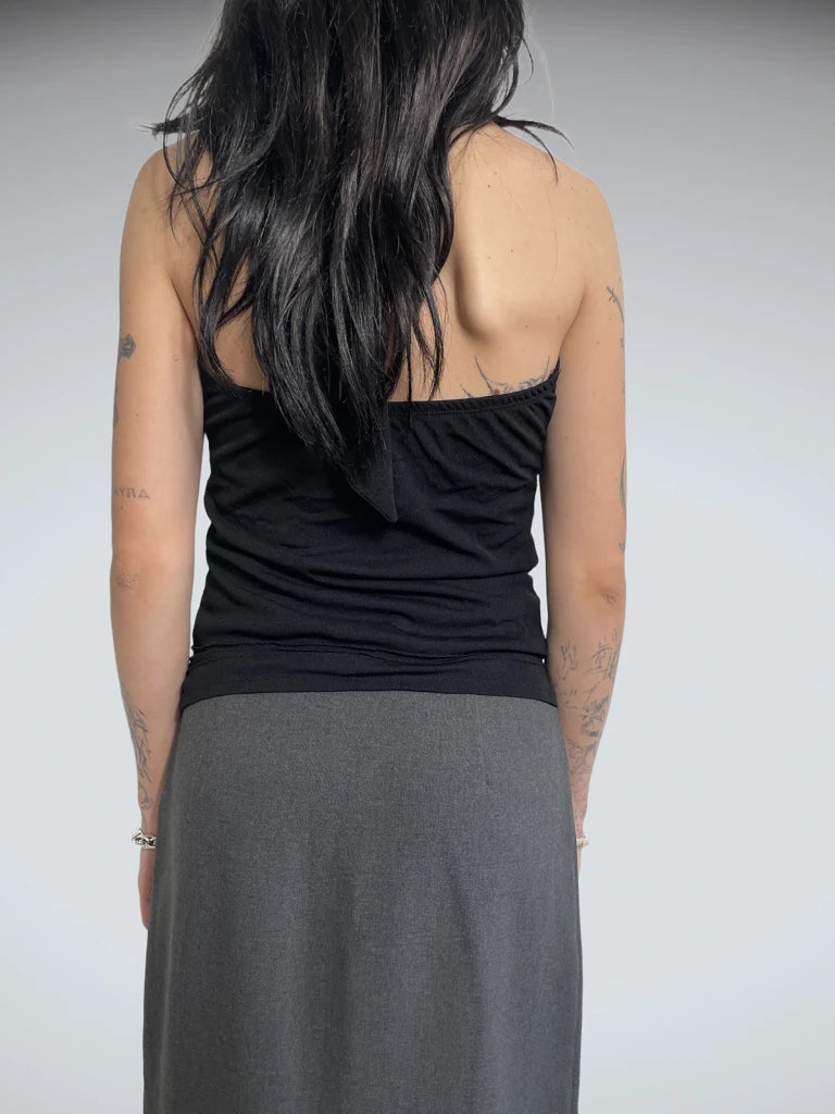 black top with neck string (M)