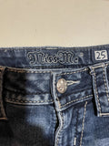 Embellished Low Rise Bootcut Jeans Miss Me Vintage Denim (S)