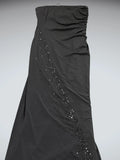 White Black House Market Tiered Ruffle Maxi Dress (M)