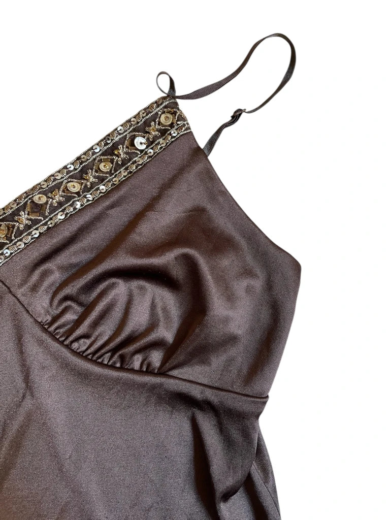 sugar bronze – beaded cami (M)