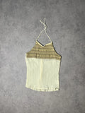 beach knit and cotton top