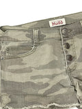 Mudd Black Camo-Inspired Denim Hotpants (L)