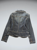 Dark Wash Denim Blazer Jacket Women (M)