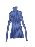 Midnight Ocean Blue Vintage Turtleneck (M)