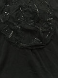 Long sleeve mesh top