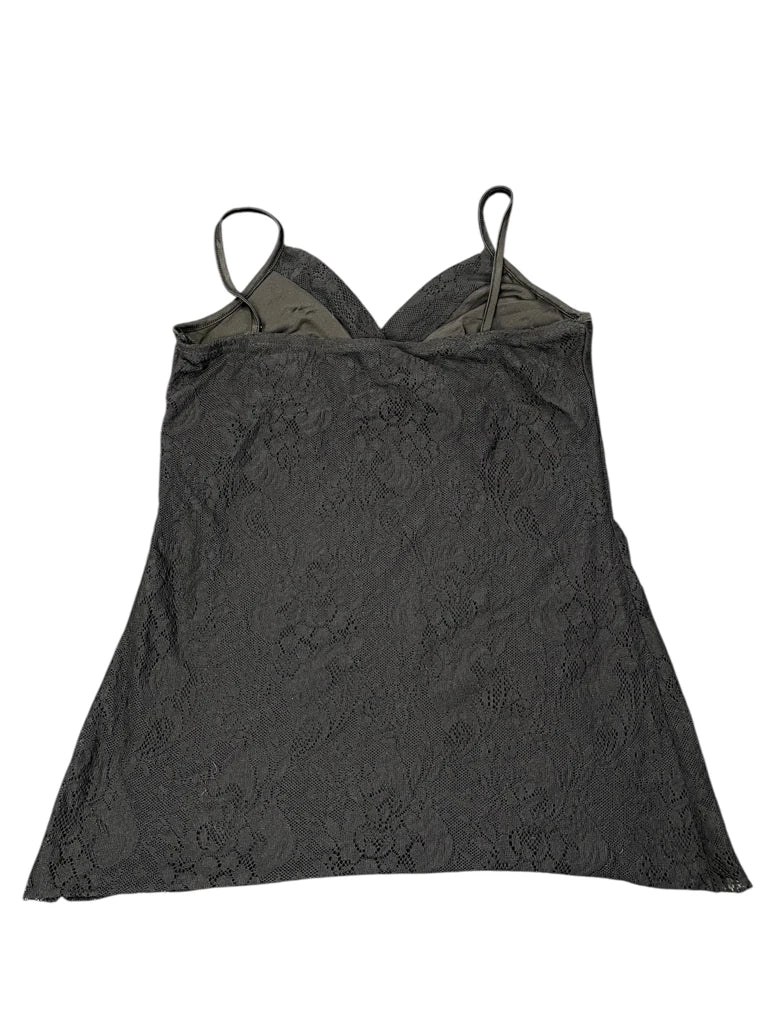 seethrough black lingerie top (M)