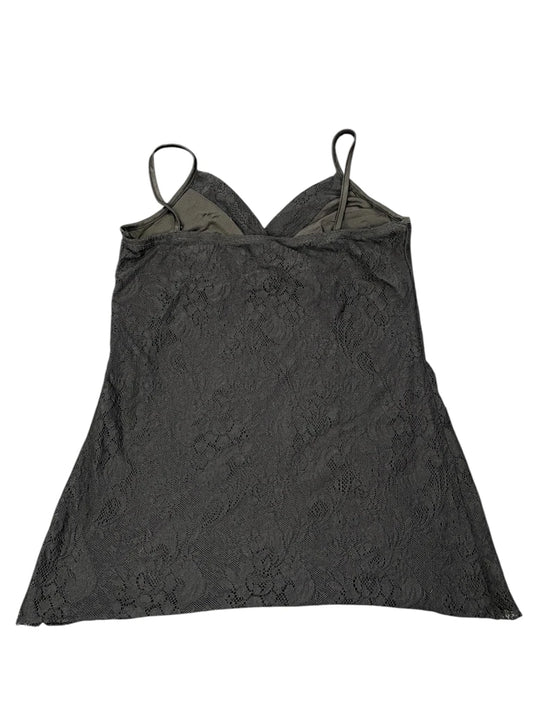 seethrough black lingerie top (M)
