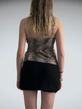 venom kiss – snakeprint lace cami (M)