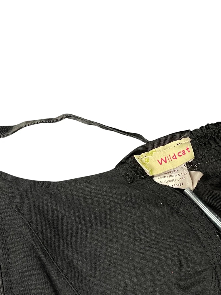 Black Floral Lace Lingerie Top (S)