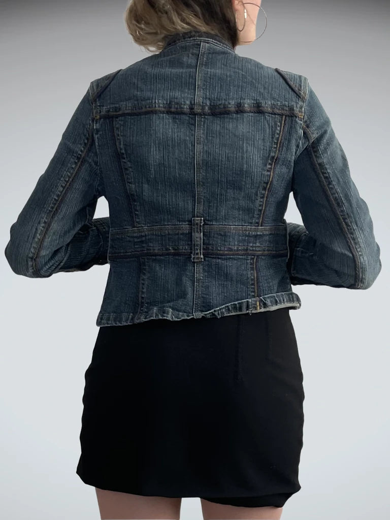 highway boss – cropped jean jacket (M?)