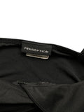 Black Embellished Empire Waist Top (S)