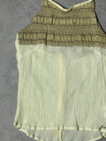 beach knit and cotton top