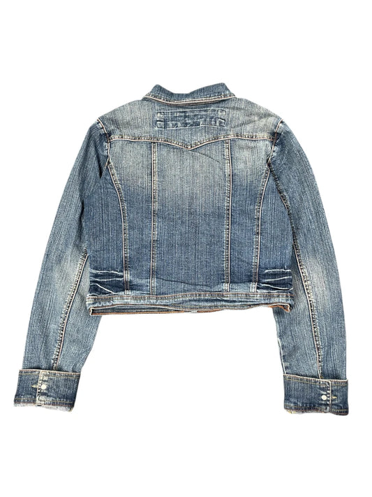 Seduction Cropped Faded Denim Jacket (M)