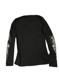 Harley-Davidson Rhinestone Logo Long Sleeve Tee (M)