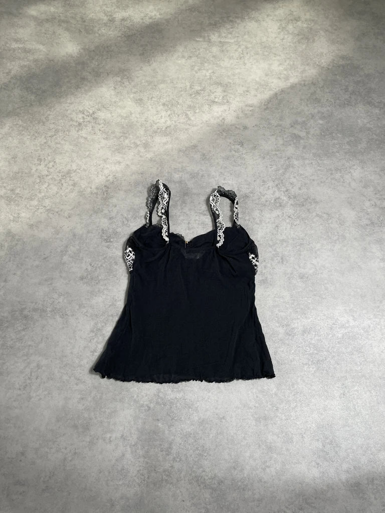 black lace top (S)