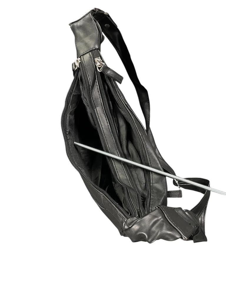 Black Minimalist Shoulder Bag (ONESIZE)