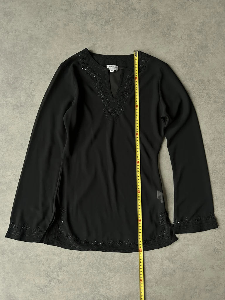 Vintage gennemsigtig top