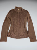 Polo Ralph Lauren Brown Zip Up Sweater Jacket (M)