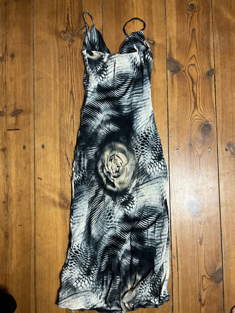 Long Dress with Flower Print