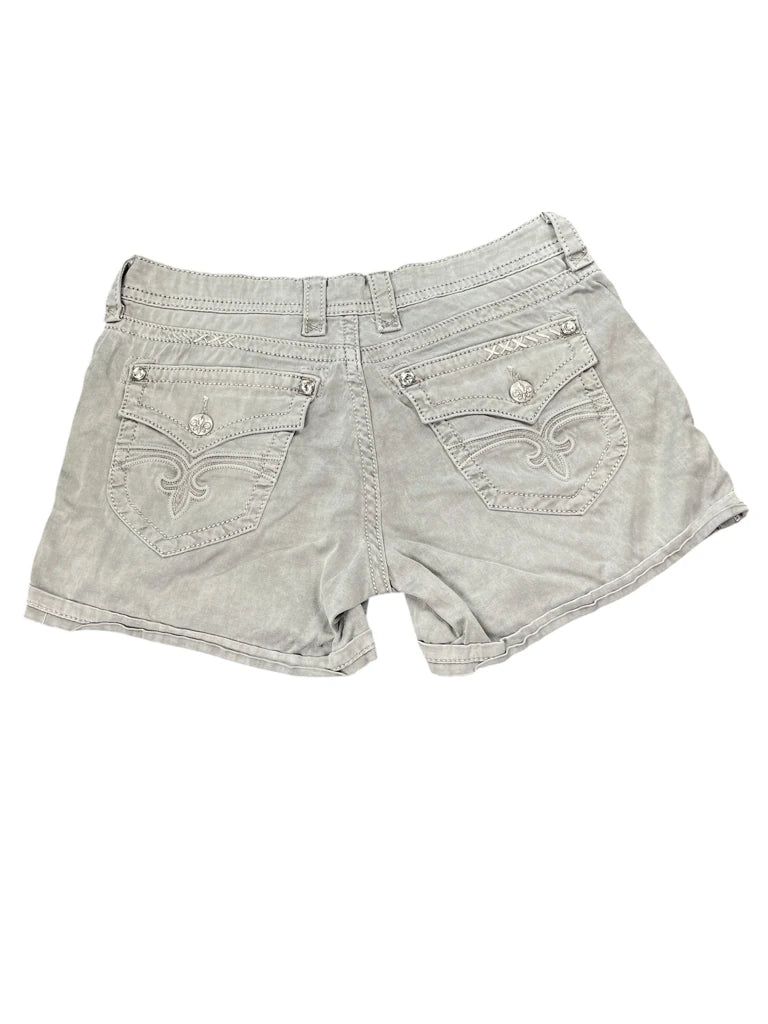 Rock Revival Light Grey Casual Shorts (L)
