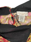 red baroque halterneck top (XL)
