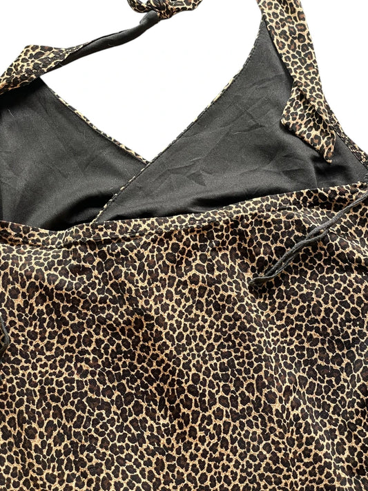 Leopard Neckholder Top (M)