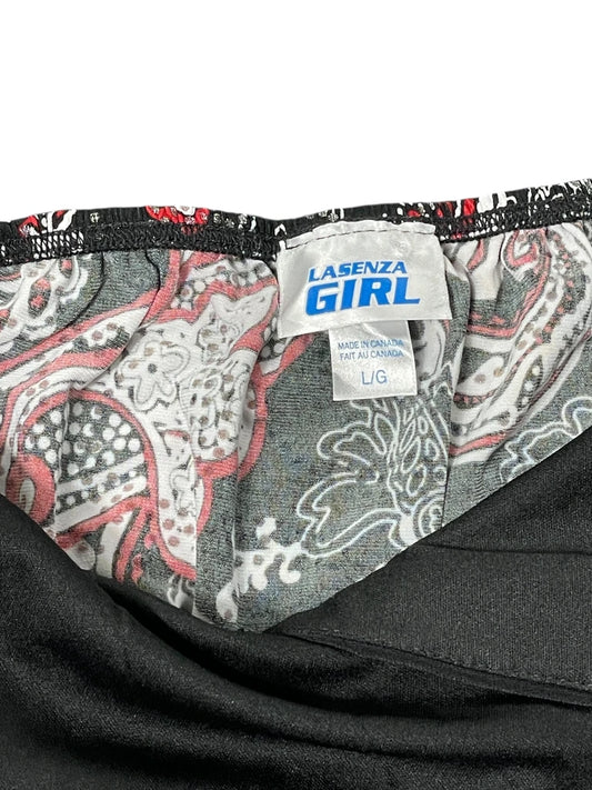Crimson Noir Paisley Halter Top (L)