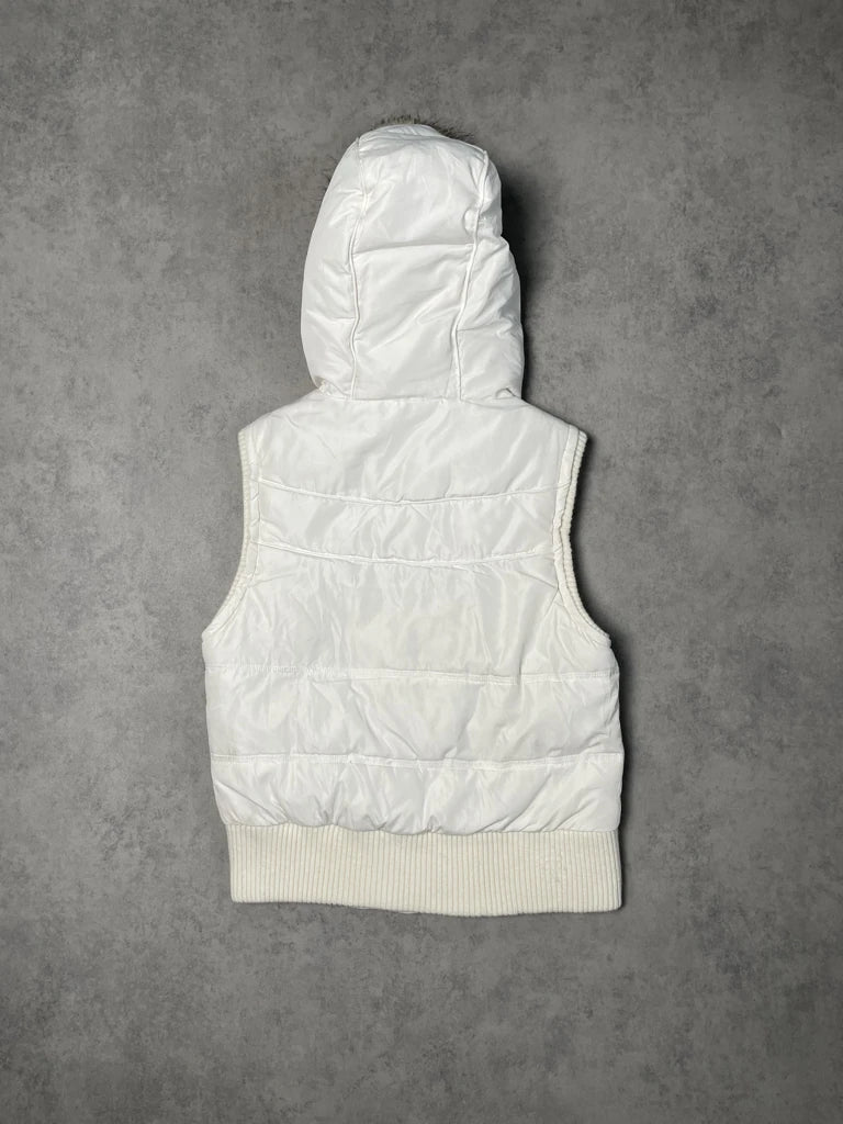 gilet with fur