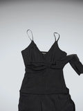 Sultry White Lace Trim Nightdress (L)