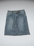 Light Blue Classic Denim Skirt (M)