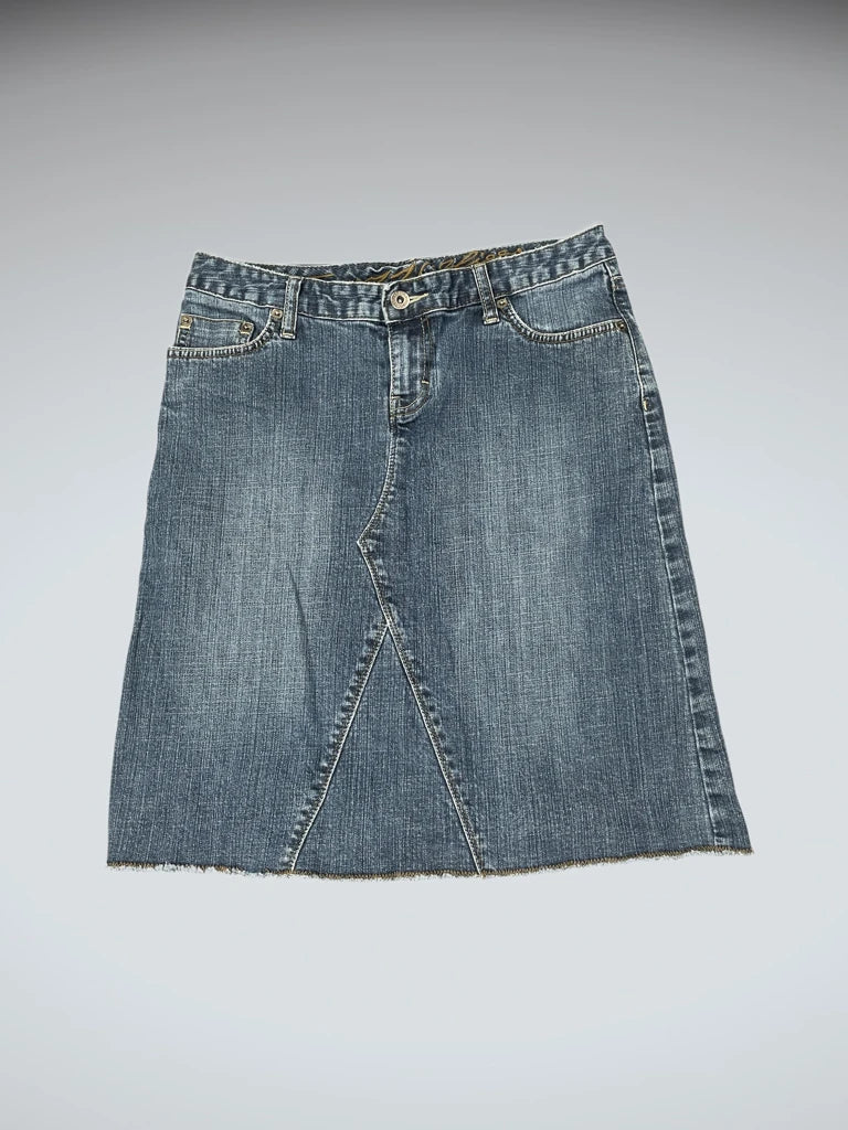 Light Blue Classic Denim Skirt (M)