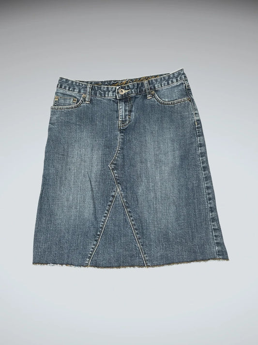 Light Blue Classic Denim Skirt (M)