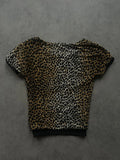 Leopard print top