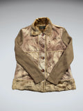 Vintage Brown Acrylic Coat Women (M)