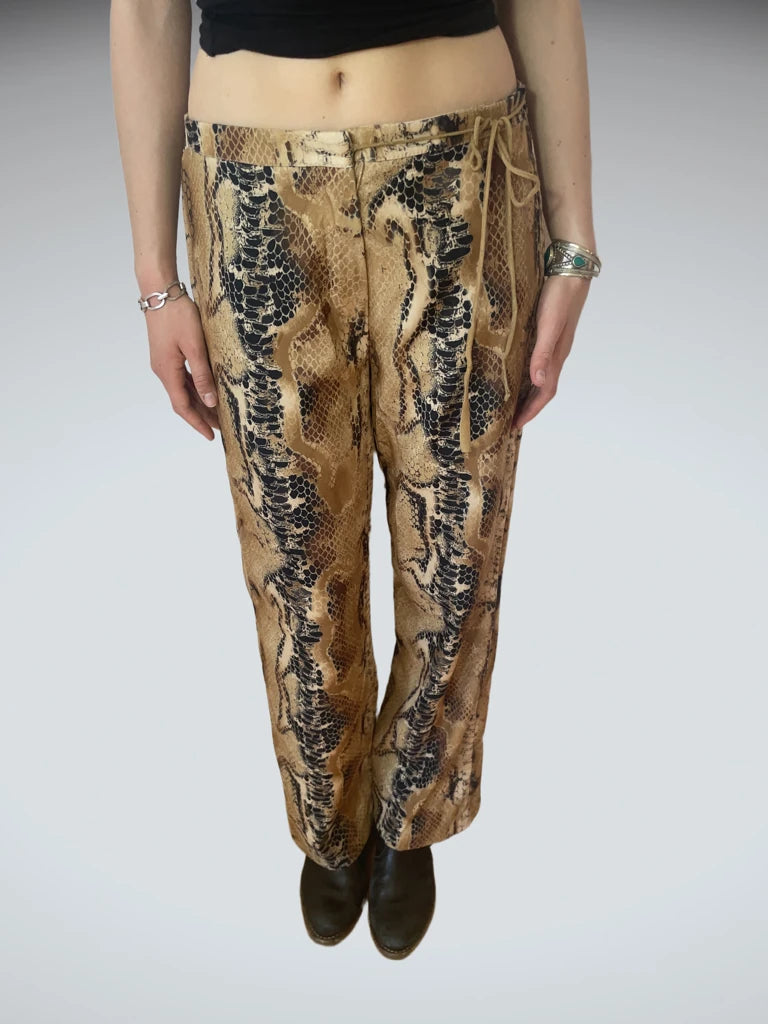 2000s leopard print pants