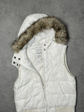 gilet with fur