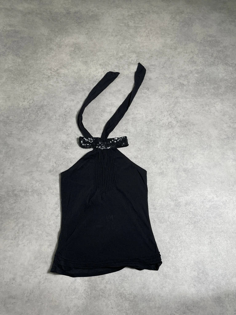 black top with neck string (M)