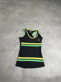 tank top with green striped (M)