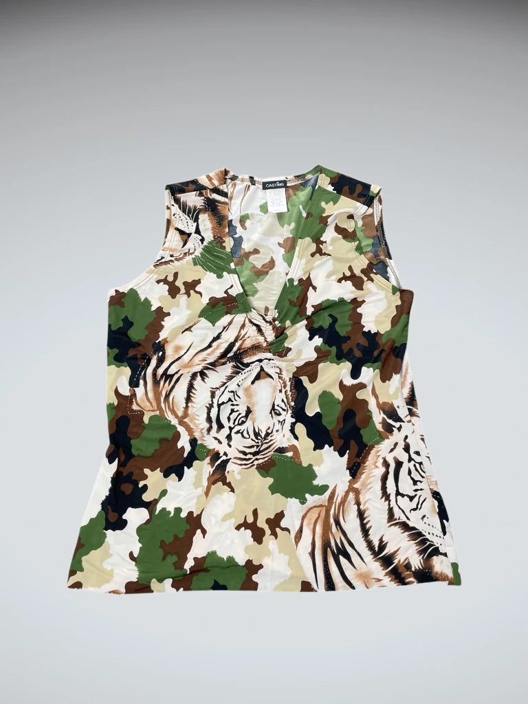Camo Tiger Statement Top (M)