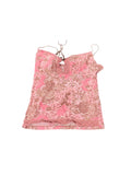 Pink Floral Lace Camisole (S)