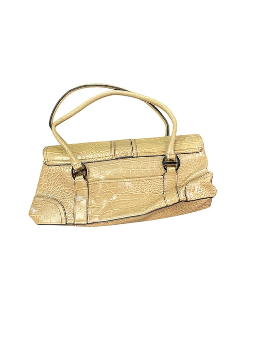 Jag Yellow Croc Effect Structured Bag (ONESIZE)