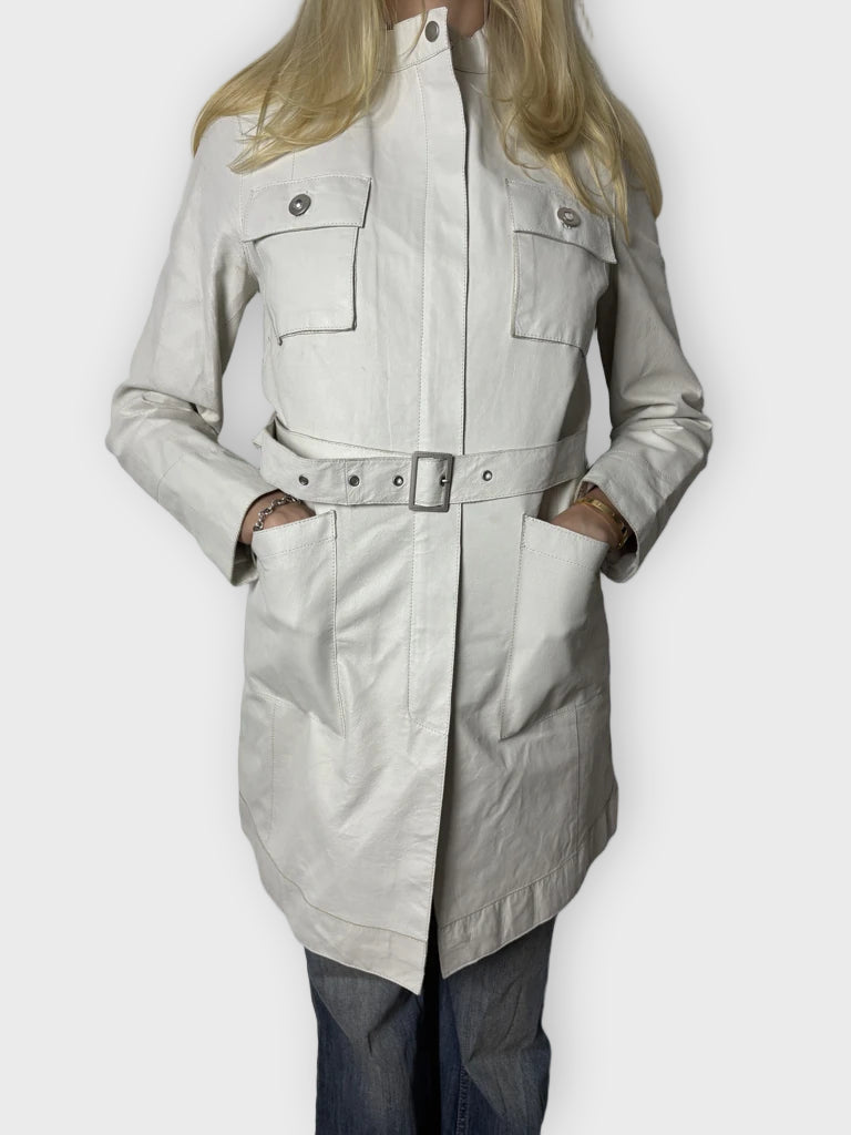 Leather Trenchcoat (M)