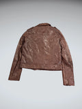 BlankNYC Burgundy Faux Leather Jacket Women (L)