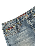 Baby Phat Distressed Blue Denim Skirt (M)