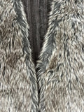 Faux fur vest