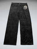 Juicy Couture Black Velour Jogging Pants (XL)