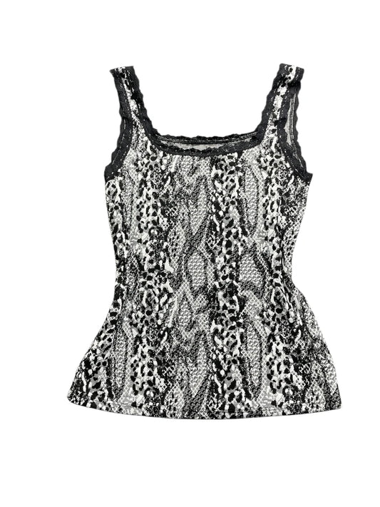 Snakeskin Lace Trim Cami Top (S)