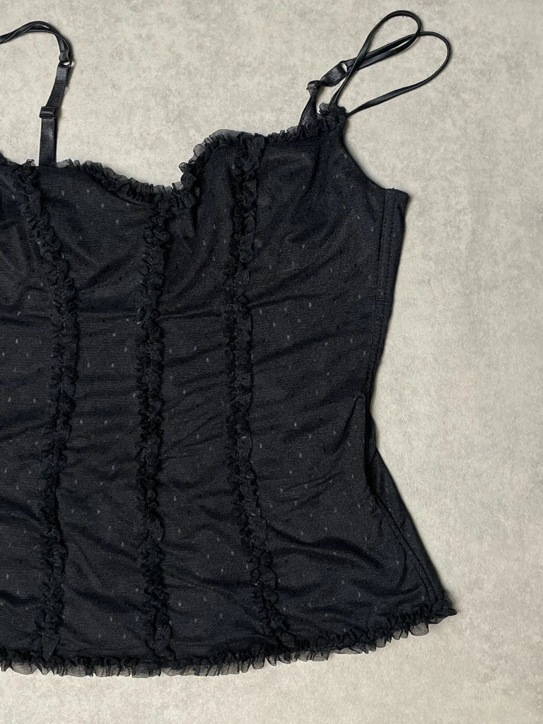 Coquette Black Corset