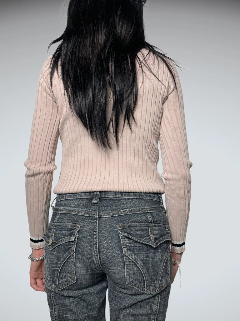 pastel pink jumper